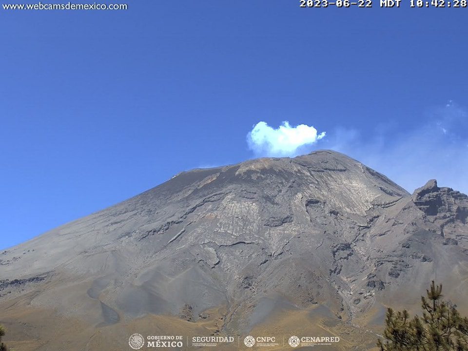 1687466751 EL VOLCAN POPOCATEPETL SIGUE ACTIVO EN SEMAFORO AMARILLO FASE 2