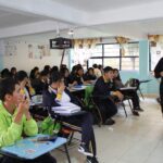 En la Telesecundaria “Leandro Valle” de San Mateo, Amanalco, se