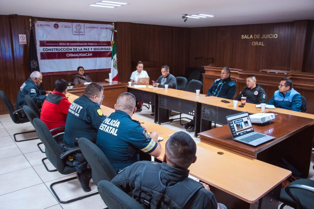 1701883575 TRES ORDENES DE GOBIERNO TRABAJAN POR LA SEGURIDAD EN CHIMALHUACAN