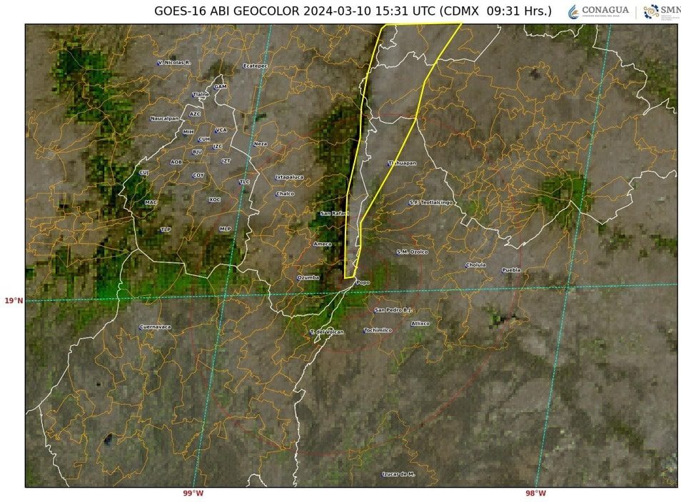 1710133901 594 MUY ACTIVO EL VOLCAN POPOCATEPETL PERO CONTINUA EN SEMAFORO AMARILLO