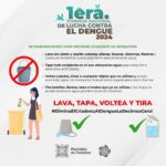 #Salud | Para prevenir los criaderos de mosquitos: Lava, tapa,