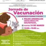 Jornada de vacunación antirrábica en la comunidad de Palos Amarillos