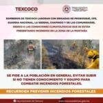 La Dirección de Protección Civil y Bomberos de Texcoco, Probosque,