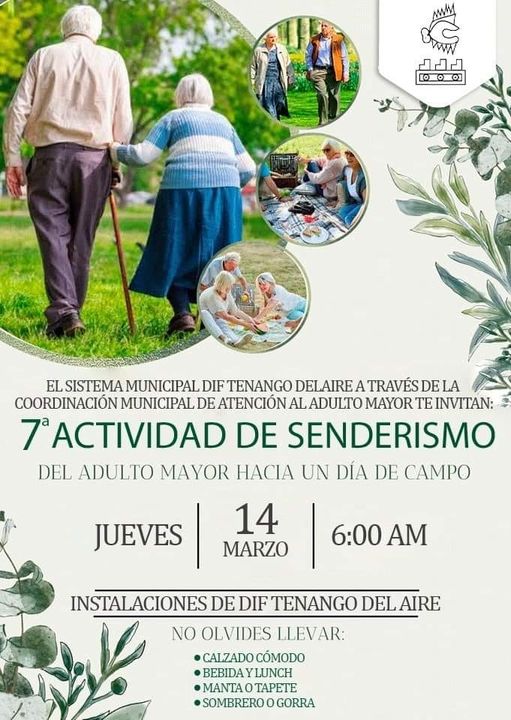 7a Actividad de Senderismo con el Adulto mayor El Sistema