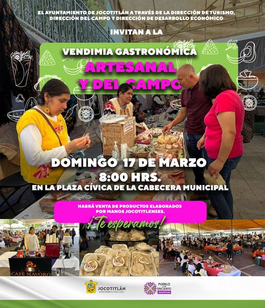 Estan cordialmente invitados a la vendimia gastronomica artesanal y de