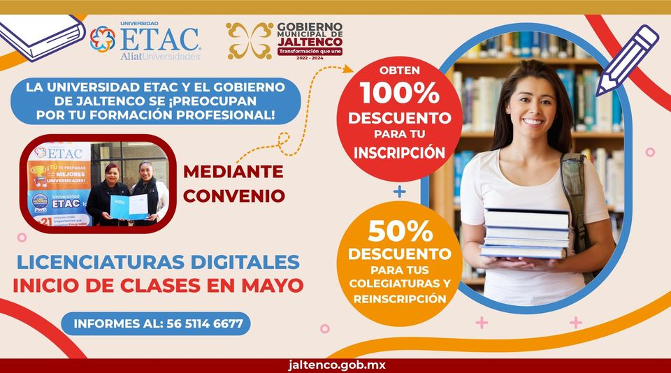 Gracias a la iniciativa conjunta entre la Universidad ETAC y