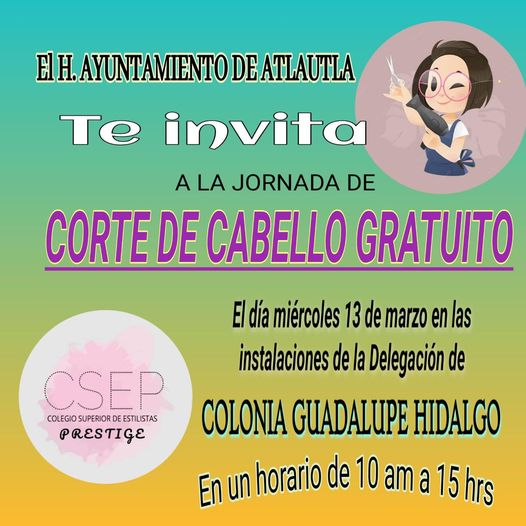 SE INVITA A LA JORNADA DE CORTE DE CABELLO EN