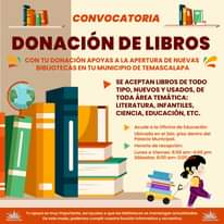 ¡Unete a nuestra campana de donacion de libros