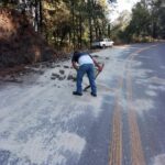 Atención Te pedimos circules con precaución sobre la carretera federal