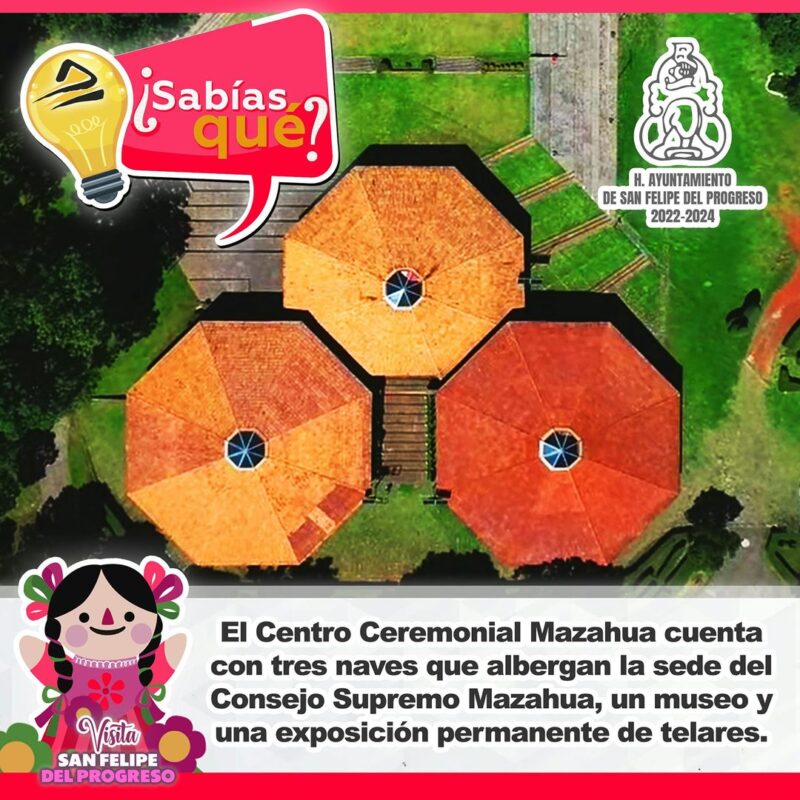 1714808245 Sabias que El Centro Ceremonial Mazahua cuenta con tres naves