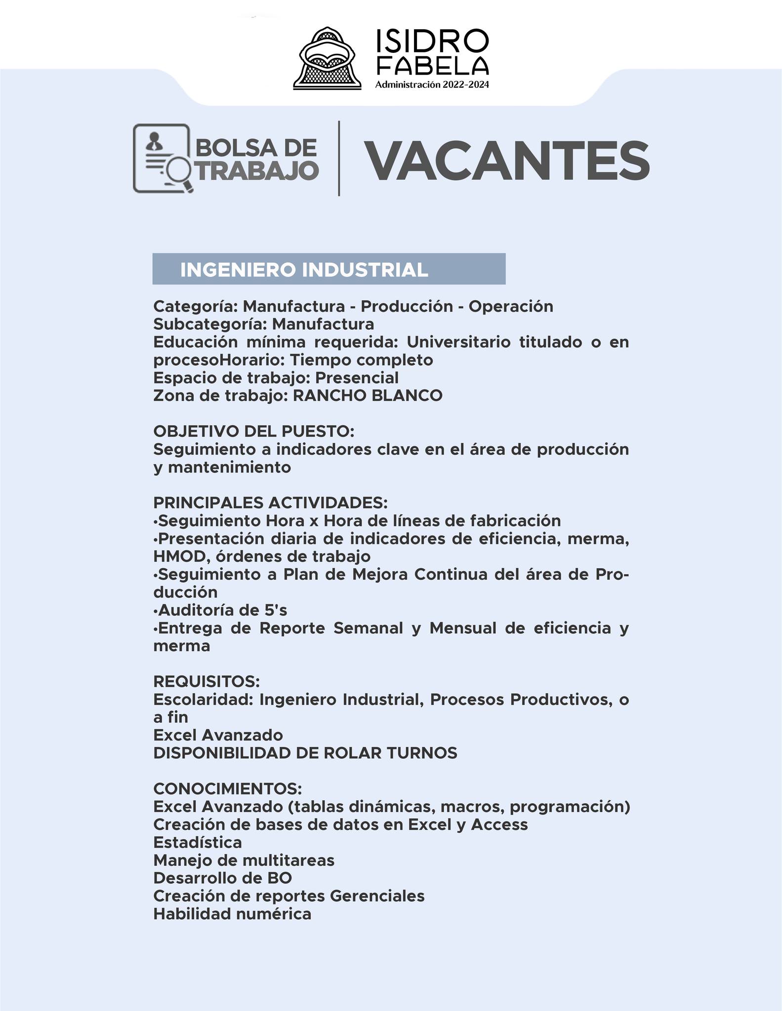 1715027854 987 𝗩𝗔𝗖𝗔𝗡𝗧𝗘𝗦 𝗗𝗘 𝗘𝗠𝗣𝗟𝗘𝗢 Se informa a los habitantes de