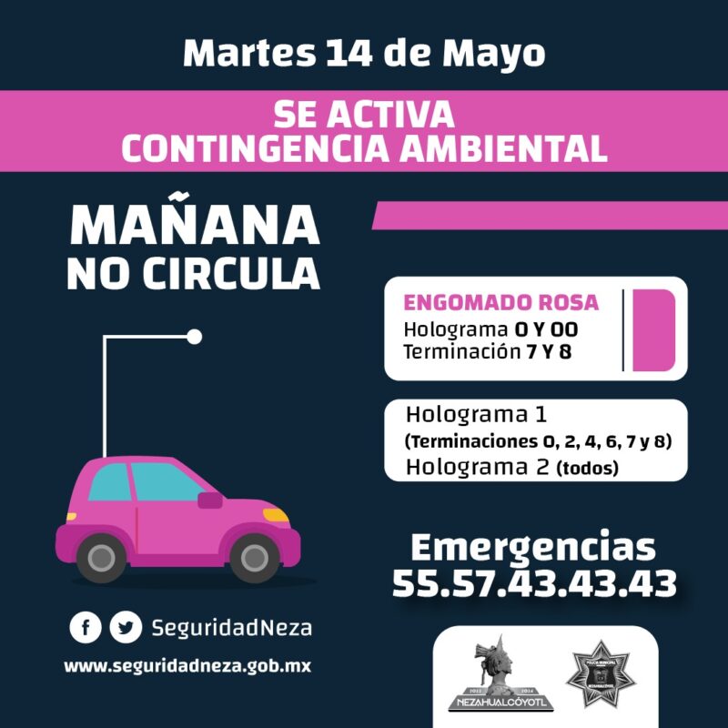 1715659475 Importante Debido a la activacion de la contingencia ambiental