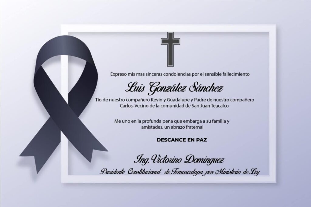 1715730054 Nuestro mas sinceras condolencias a familiares y amigos scaled