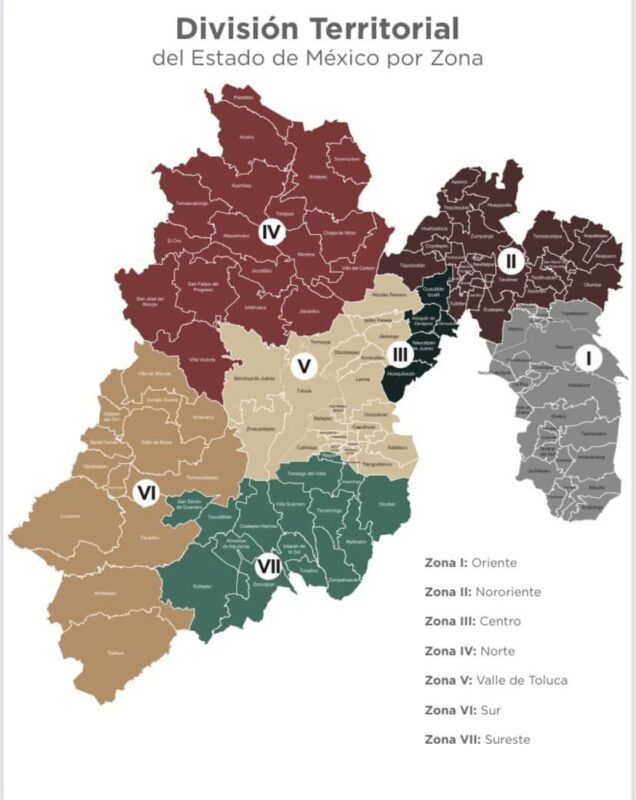 1715802044 Te compartimos la nueva division territorial del Edomex en donde