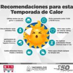 Protégete de las altas temperaturas. Sigue estas recomendaciones: #TemporadaDe