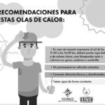 La ola de calor está aquí y es importante tomar