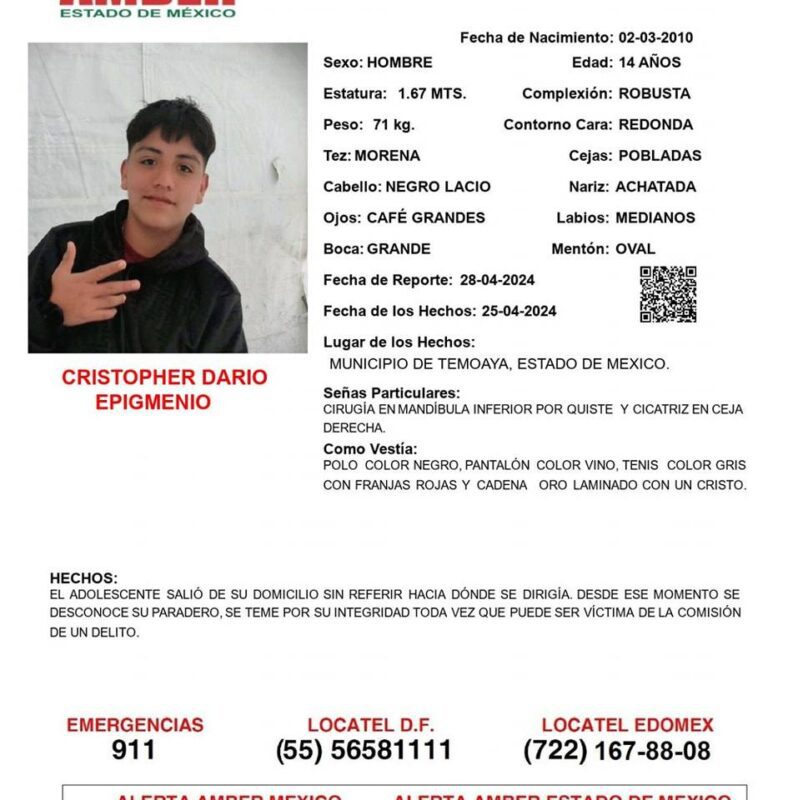 1715984328 ServicioALaComunidad Ayudemos a Cristopher Dario a volver a casa