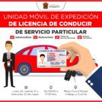 Asiste a la unidad móvil de expedición de Licencia de