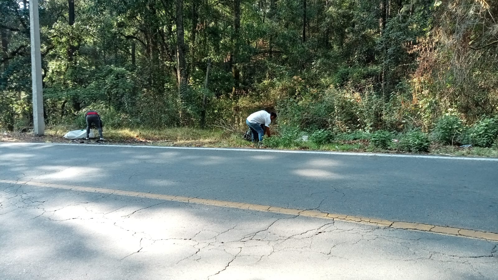 1716583714 169 Se inician los trabajos de limpieza En el tramo carretero