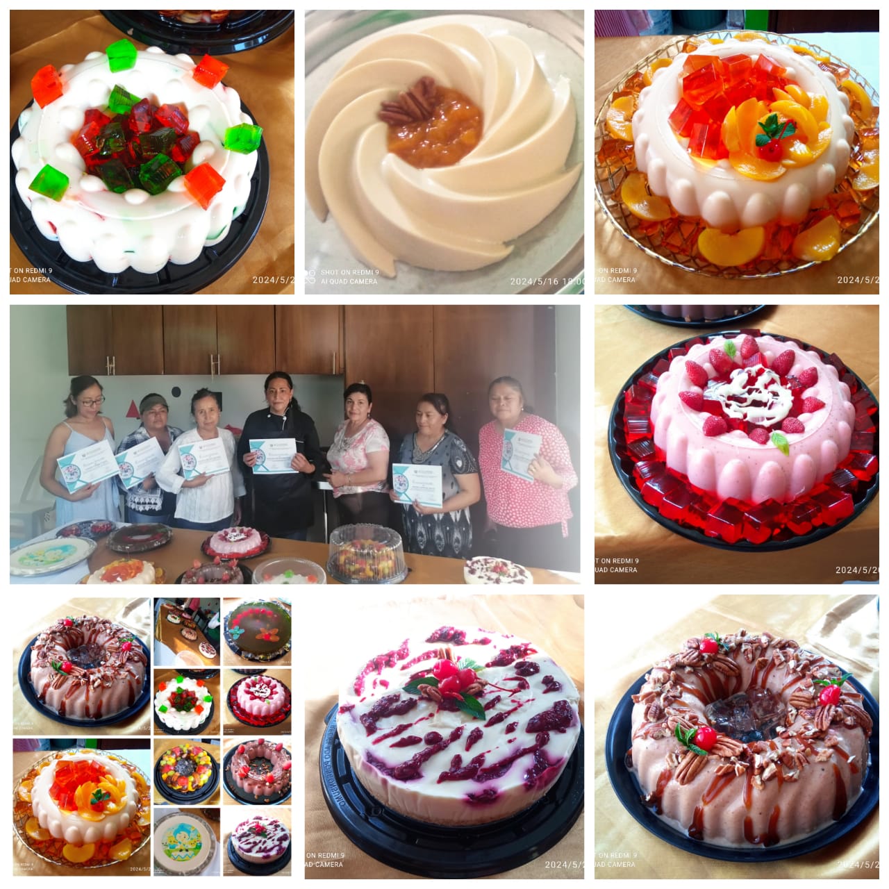 1716596426 479 Felicitamos a las alumnas del curso de Elaboracion de gelatinas