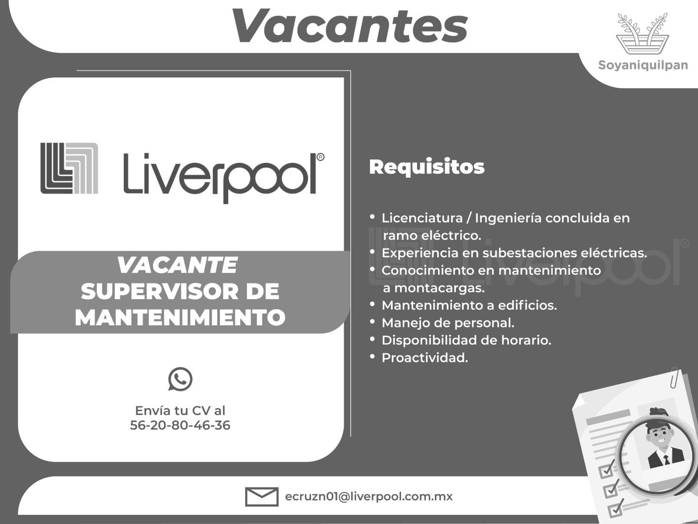 1716597875 456 La empresa Liverpool esta ofertando las siguientes vacantes Si estas