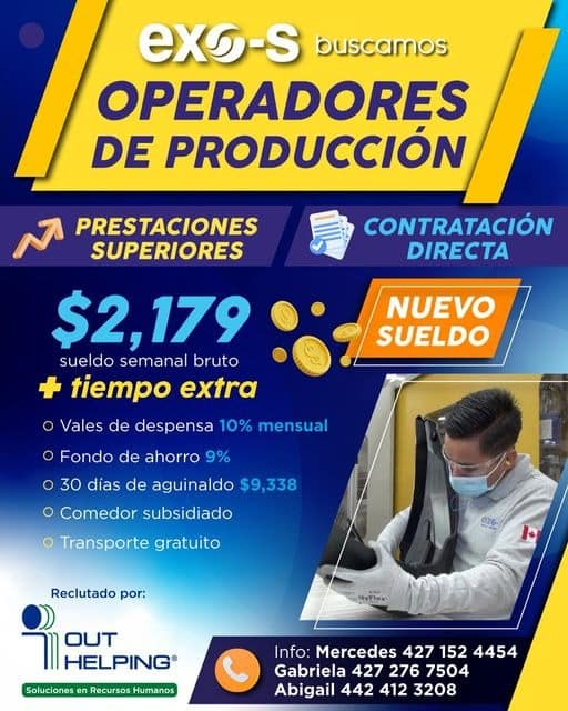 1716611963 Empleo en empresas lideres de Aculco y Calimaya