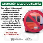 #Aviso | ATENCIÓN A LA CIUDADANÍA: Información sobre el servicio