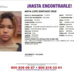 Pedimos su apoyo para la localización de la jovencita Aniya