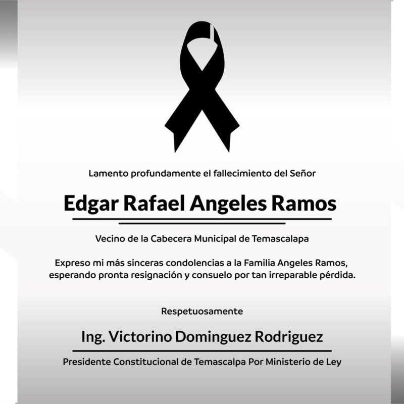 1716886696 175 Nuestro mas sinceras condolencias a familiares y amigos