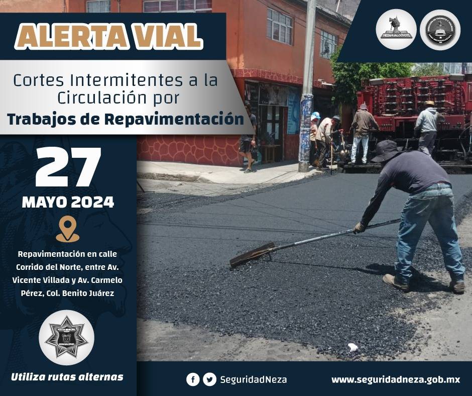 1716907003 561 AlertaVial Se registran cortes intermitentes a la circulacion por