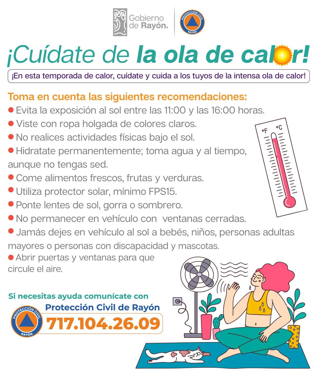 1716924113 770 En esta temporada de calor toma en cuenta las siguientes