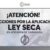 Anuncio Importante Por disposición oficial se implementará la Ley Seca los días