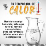 Con la Temporada de calor, recuerda la importancia de hidratarse