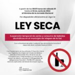 Aviso Importante: Ley Seca en Ixtapan de la Sal