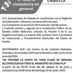 Atento aviso a la ciudadanía en general Nota: cabe hacer