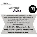 Atento aviso a la ciudadanía