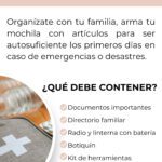 Para enfrentar de buena forma la emergencia ocasionada por una