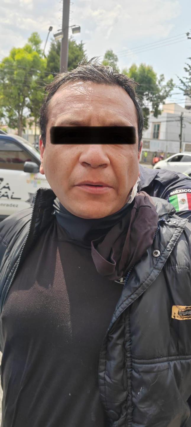 A manos de la policia municipal de Metepec cayeron dos