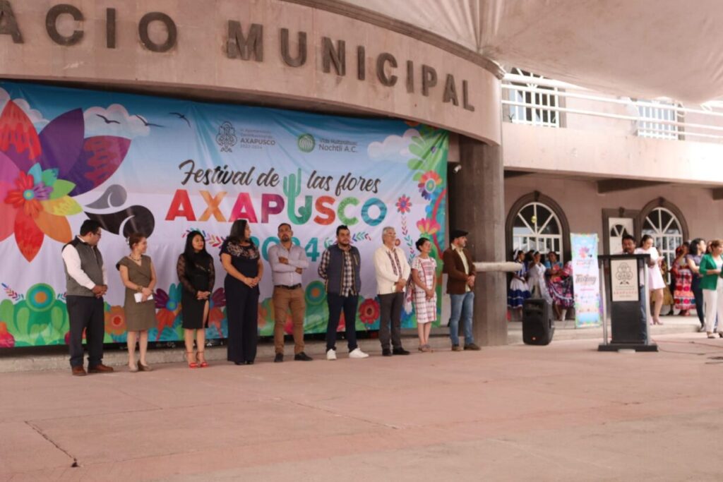 Así es como da inicio esta 5° Edición del Festival de las Flores Axapusco, a ca