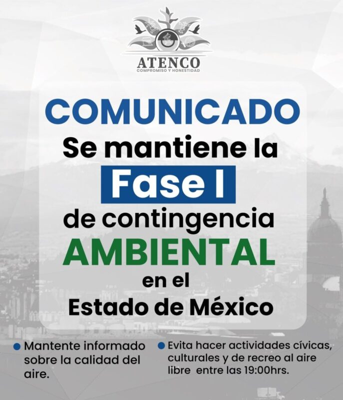 CONTINÚA LA CONTINGENCIA AMBIENTAL