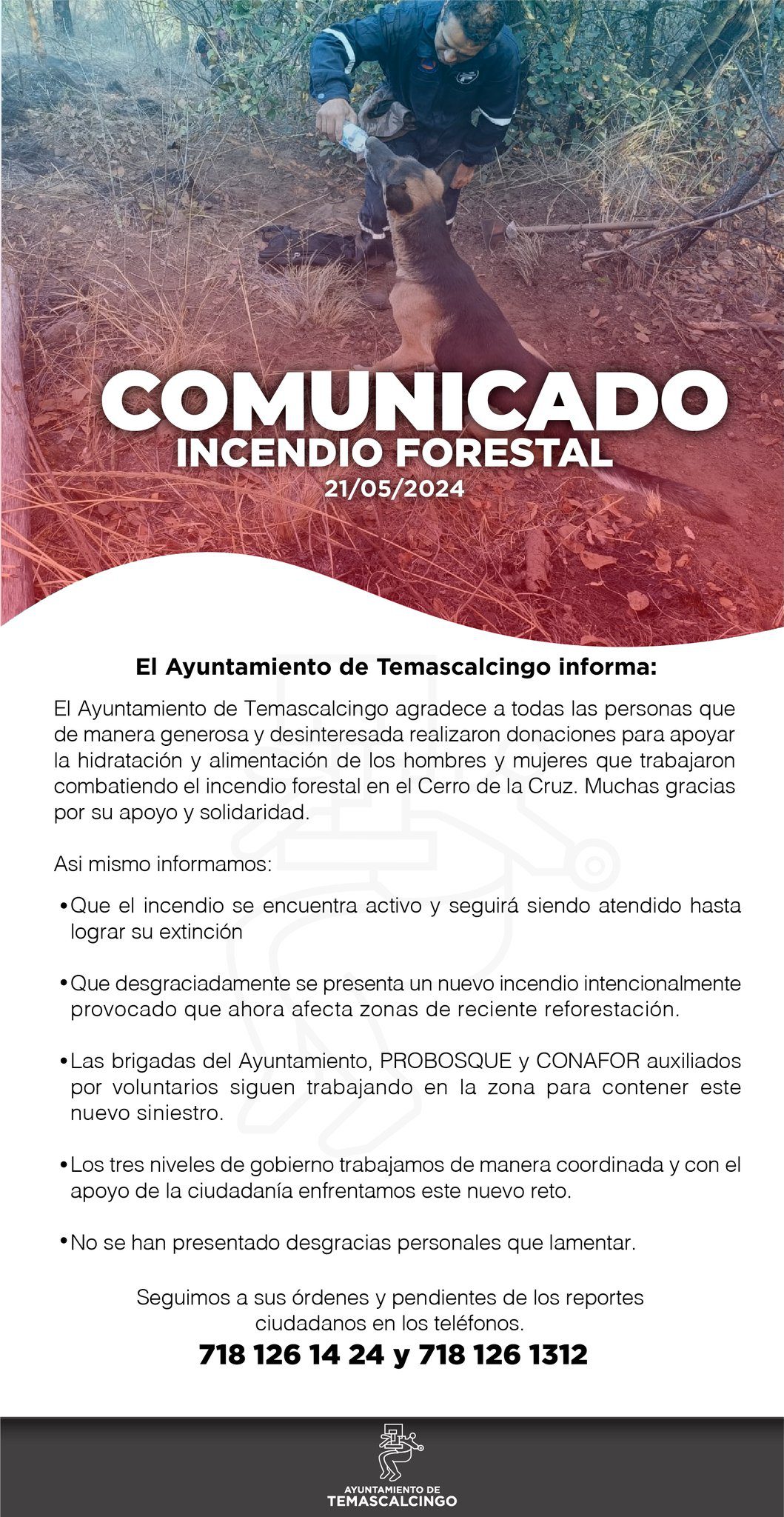 Comunicado 2 PrevenirEsMejorQueCombatir NoALaQuemaIlegal Temascalcingo