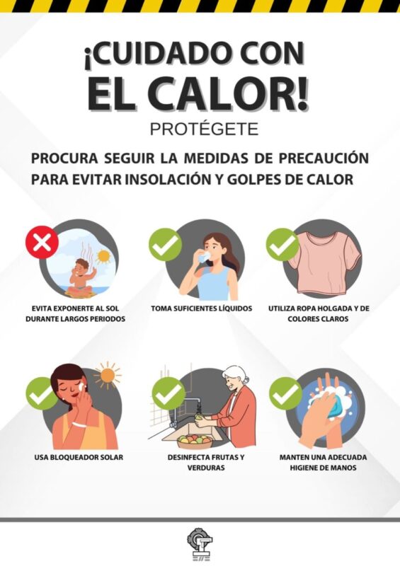 #CuidadoConElCalor | Gobierno municipal da recomendaciones para cuidar la salud