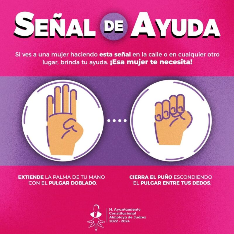 Descubre el 𝚂𝙴𝙽̃𝙰𝙻 𝙳𝙴 𝙰𝚄𝚇𝙸𝙻𝙸𝙾 contra la violencia para mujeres