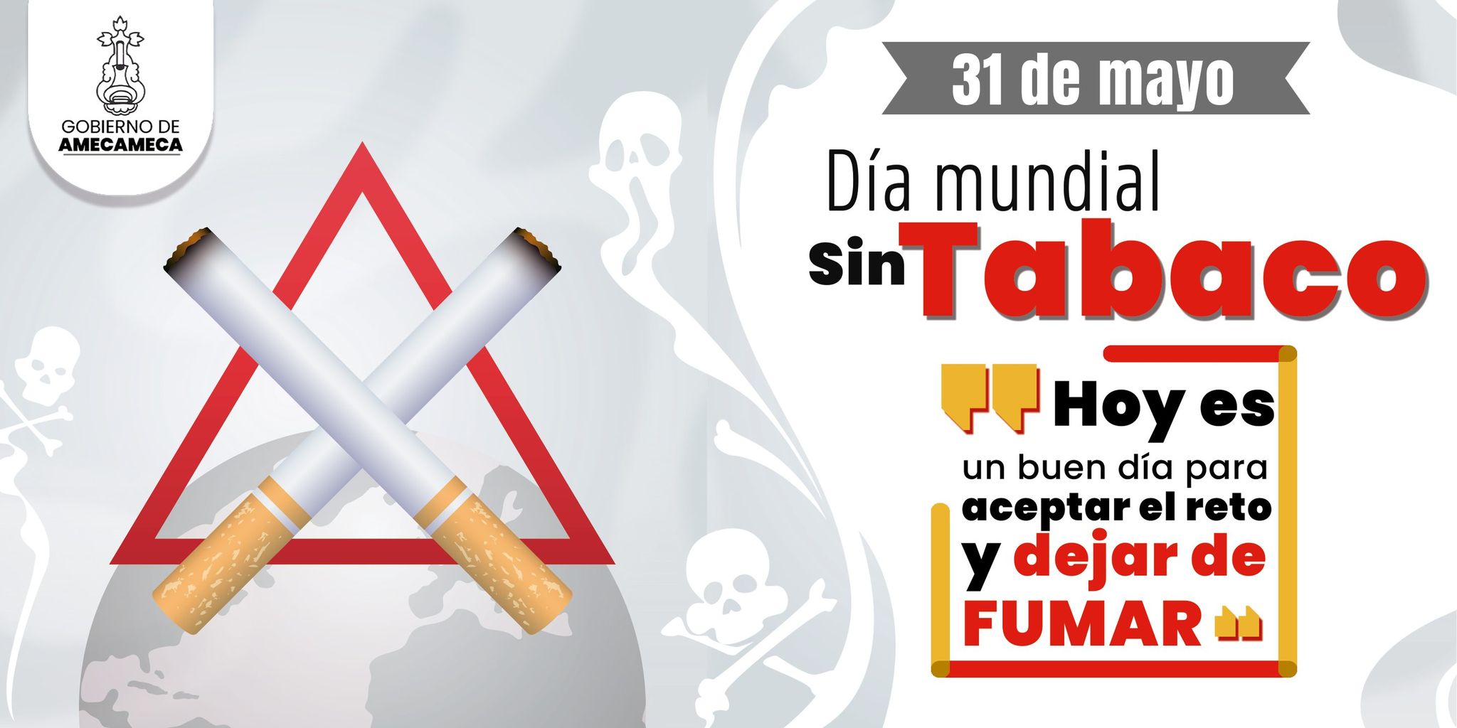 DiaMundialSinTabaco La ONU OMS y la OPS promueven esta