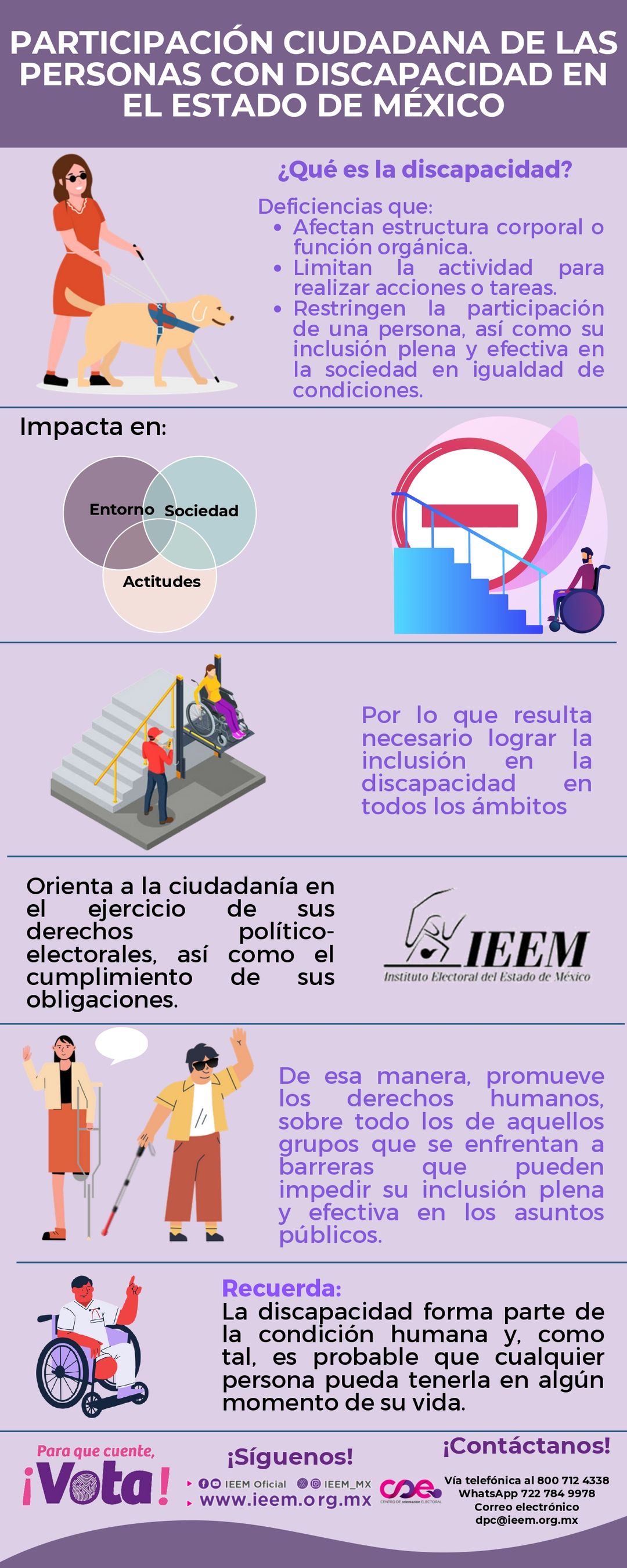 Ejerce tu derecho con libertad en los comicios que se