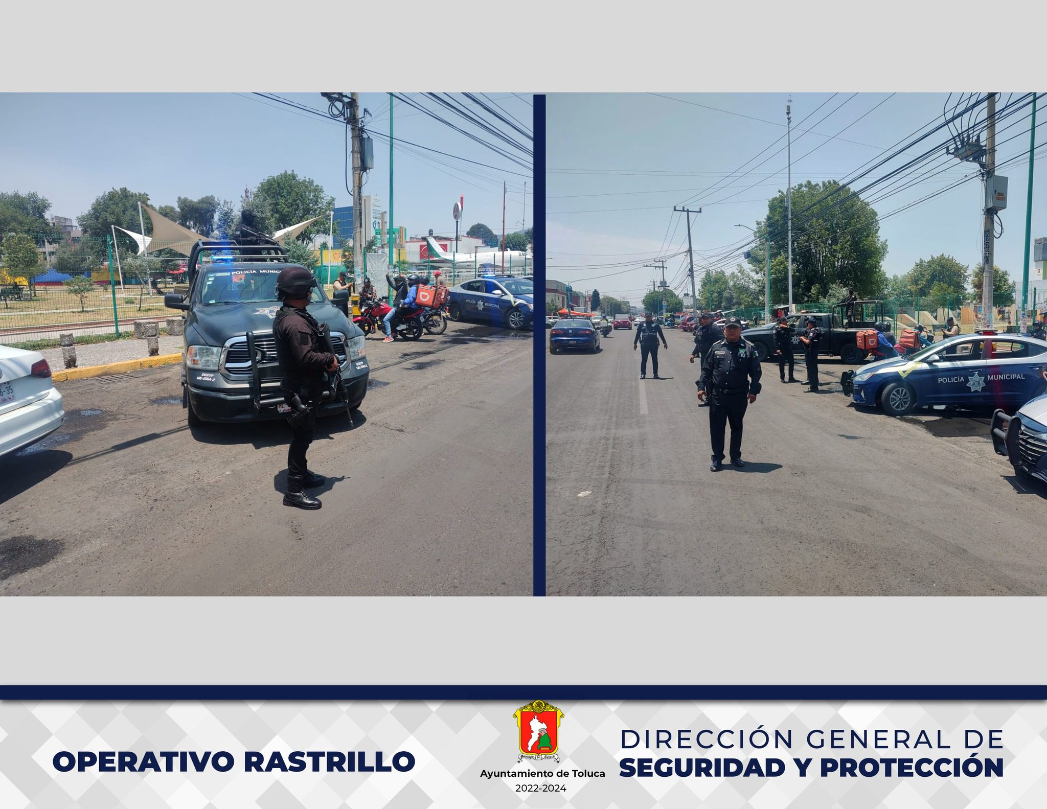 Elementos de nuestro equipo de Seguridad y Proteccion de Toluca