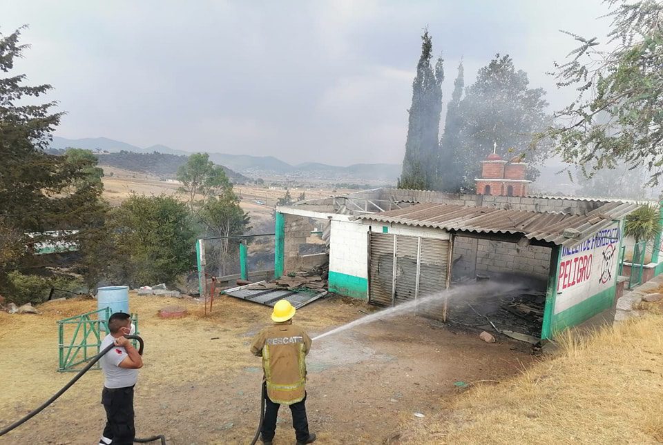 Explosion Proteccion Civil y Seguridad Publica de Temascalcingo en