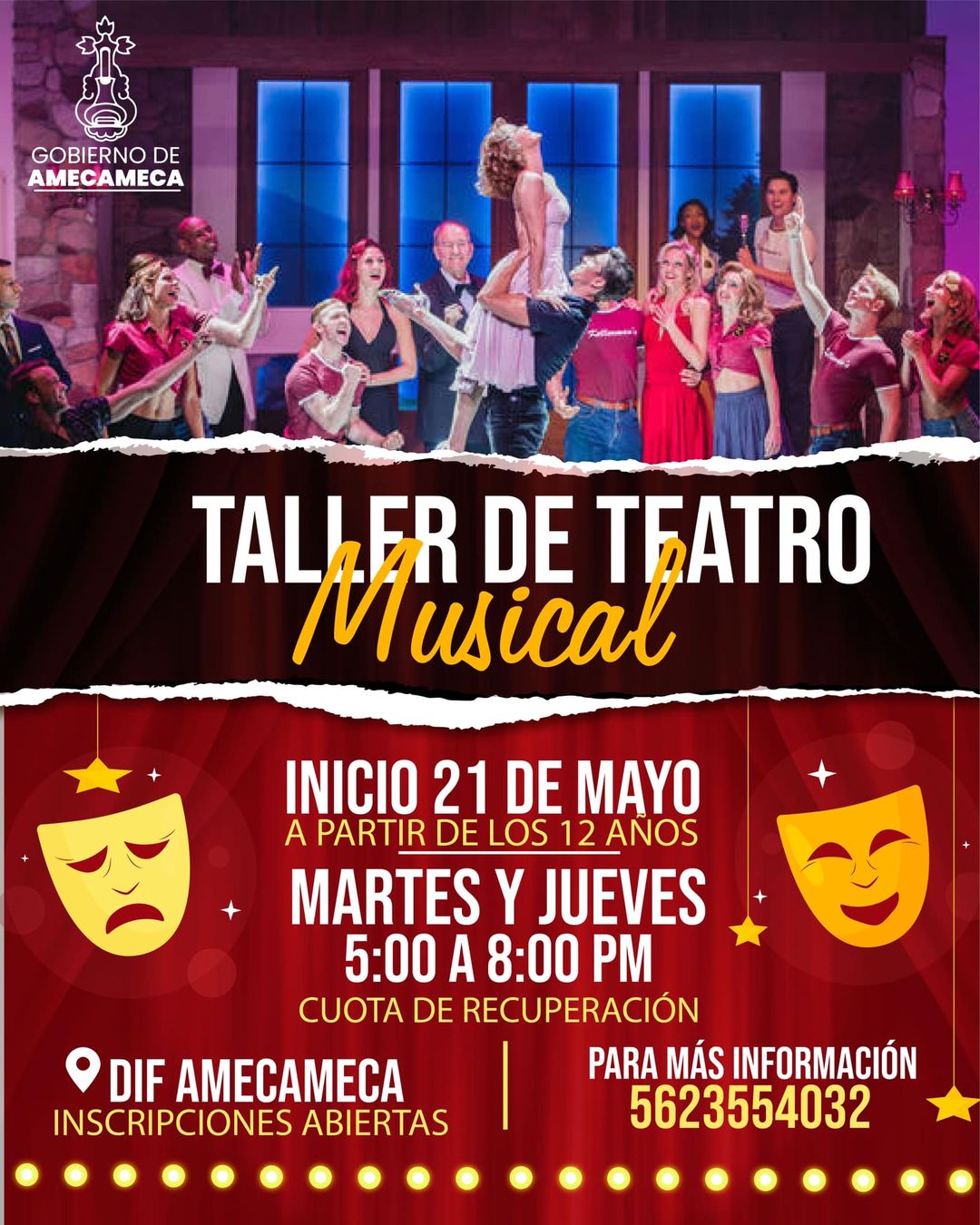 Forma parte del Taller de Teatro Musical que se ofrece