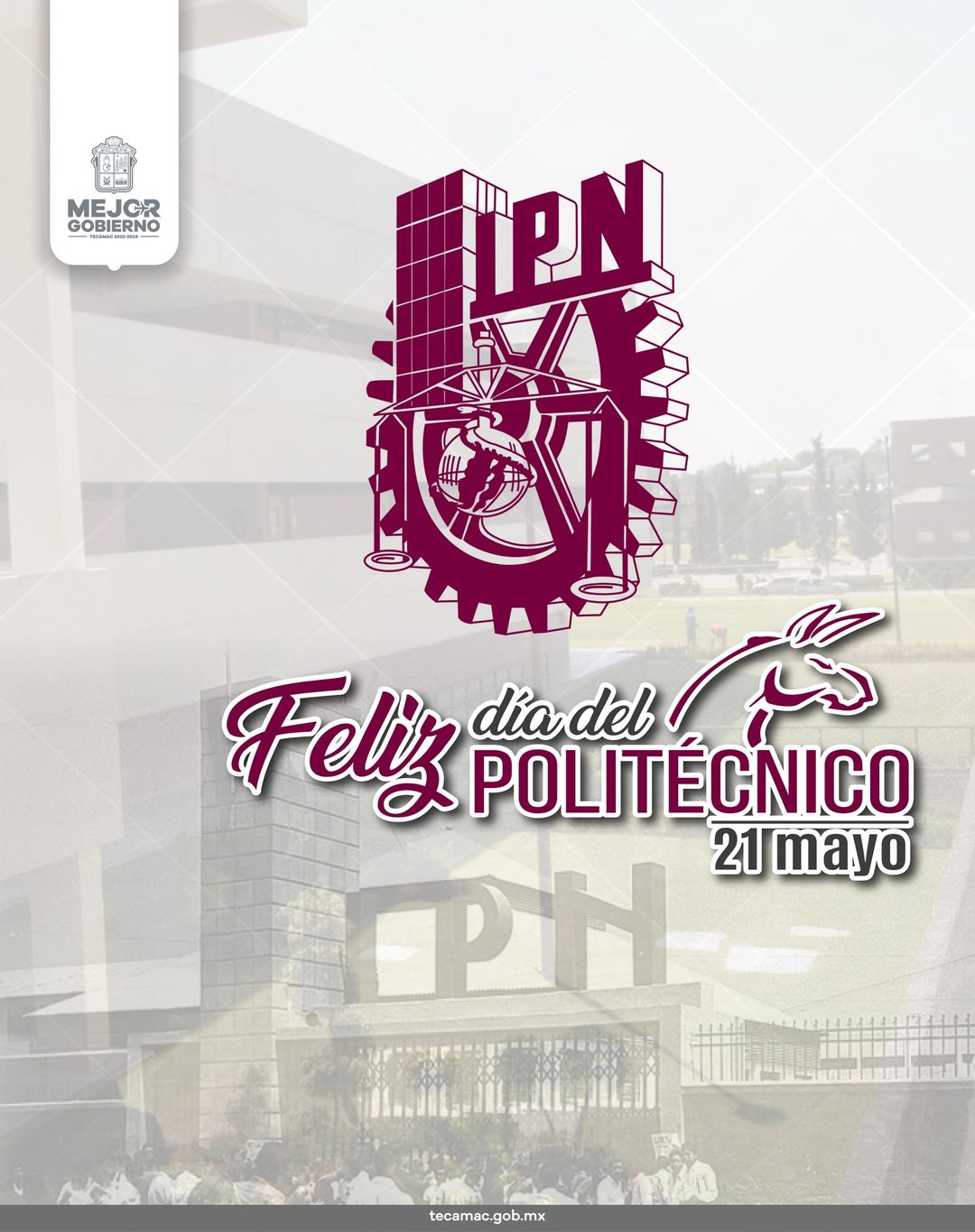 Hoy es el dia del Politecnico ¡Muchas Felicidades