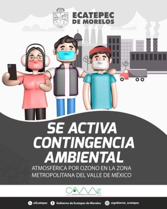 Importante: A partir de las 15:00 horas de hoy, la CAMegalópolis ha activado la